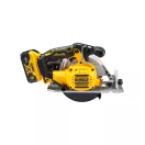 DEWALT Akku-Kreissäge 18 V ohne Kohlebürste (2 x 5,0 Ah Akkus + Ladegerät) DCS565P2
