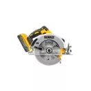 DEWALT Akku Kreissäge 18 V ohne Bürsten 184 mm (2 x 5,0 Ah Power Stack Akku + Ladegerät + TSTAK)