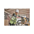 DEWALT Akku Kreissäge 18 V ohne Bürsten 184 mm (2 x 5,0 Ah Power Stack Akku + Ladegerät + TSTAK)