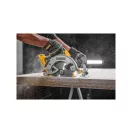 DEWALT Akku Kreissäge 18 V ohne Bürsten 184 mm (2 x 5,0 Ah Power Stack Akku + Ladegerät + TSTAK)
