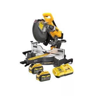   DEWALT Akku-Gehrungssäge 18 V (2 x 9,0 Ah Akku + Ladegerät) DCS781 x 2