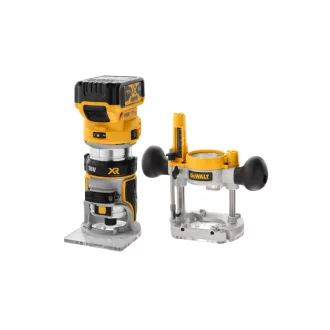   DEWALT Akku-Router 18 V (2 x 5,0 Ah Akkus + Ladegerät) DCW604P2