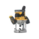 DEWALT Akku-Oberfräse 18 V 12 mm (2 x 5,0 Ah Power Stack Akku + Ladegerät + TSTAK)