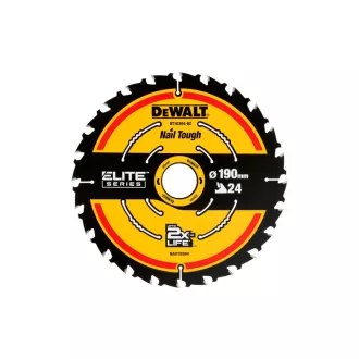 DEWALT EXTREME Sägeblatt für Holz 190 x 30 x 1,65 mm / 24T