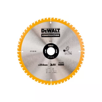 DEWALT Sägeblatt für Holz 254 x 30 x 2,4 mm / 60T ATB