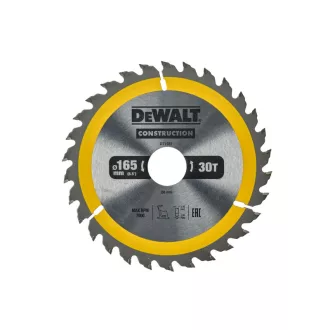   DEWALT CONSTRUCTION Sägeblatt mit Nägeln für Holz 165 x 30 x 2,4 mm / 30 Zähne