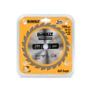 DEWALT CONSTRUCTION Sägeblatt für genageltes Holz 165 x 20 x 1,86 mm / 24Z