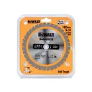 DEWALT CONSTRUCTION Sägeblatt für genageltes Holz 165 x 20 x 1,86 mm / 36Z
