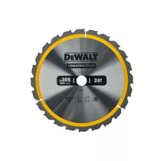   DEWALT CONSTRUCTION Nagelbestücktes Kreissägeblatt für Holz 305 x 30 x 3,0 mm / 24 Zähne