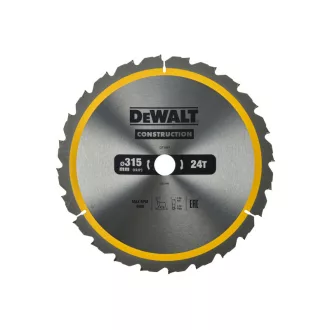   DEWALT CONSTRUCTION Sägeblatt für Holz 315 x 30 x 3,2 mm / 24 Zähne