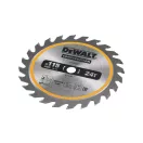DEWALT CONSTRUCTION Sägeblatt für genageltes Holz 115 x 9,5 x 1,5 mm / 24 Zähne