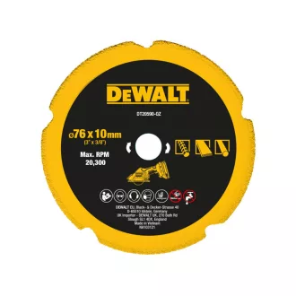   DEWALT Universelle Diamant-Trennscheibe 76 x 10 x 1,0 x 1,8 mm