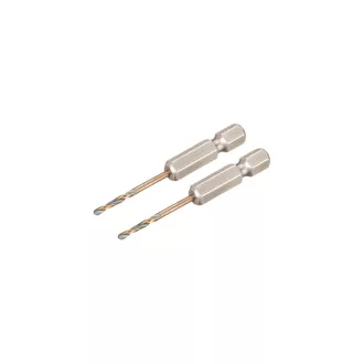   DEWALT BLACK & GOLD Spiralbohrer 2,0 x 55/12 mm HSS mit 1/4" HEX Aufnahme (2 Stück)