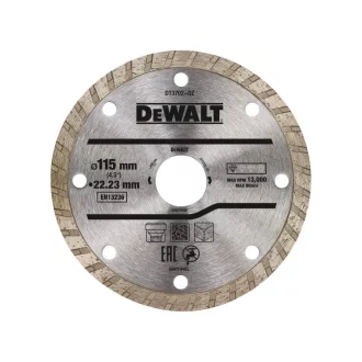   DEWALT Diamant-Trennscheibe Universal 115 x 2,1 x 7,0 x 22,2 mm Turbo