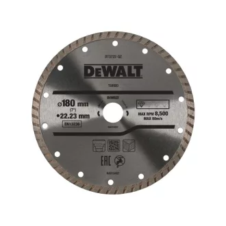  DEWALT Diamanttrennscheibe universal 180 x 2,4 x 7,0 x 22,2 mm Turbo