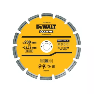   DEWALT Diamant-Trennscheibe für harte Materialien 230 x 2,8 x 8,5 x 22,2 mm segmentiert