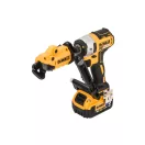 DEWALT Blechschneider-Adapter mit 360° drehbarem Kopf für akkubetriebene Geräte mit 1/4" Aufnahme
