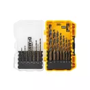 DEWALT BLACK & GOLD Spiralbohrer-Set 19-teilig HSS-G (1,0 - 10 mm)