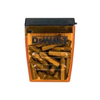 DEWALT Bit-Spitze PZ2 x 25 mm im Tough Case (25 Stück)
