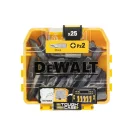 DEWALT Bit-Spitze PZ2 x 25 mm im Tough Case (25 Stück)