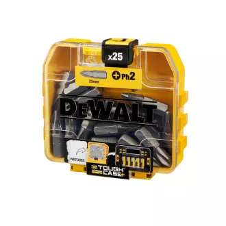 DEWALT Bit-Spitze PH2 x 25 mm im Tough Case (25 Stück)