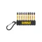 DEWALT Bit-Spitzen-Set 10-teilig 1/4" Hex (PZ2x6, PZ3x2, PH2x2 / 57 mm) FLEXTORQ