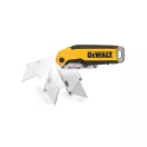 DEWALT Klappbares Messer mit Trapezklinge und Klingenschutz