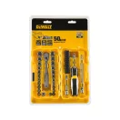 DEWALT Bit- und Steckschlüsselsatz 50-teilig 1/4"