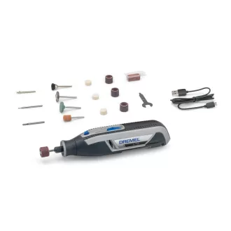   DREMEL Lite Multifunktionswerkzeug + 15-teiliges Zubehörset USB-aufladbar 7760-15