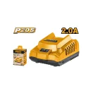 INGCO Akkuladegerät 2,0 A 20 V