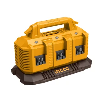 INGCO 6-reihiges sequenzielles Akkuladegerät 4,0 A 20 V