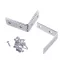 INGCO Eckverbindungsblech 20 x 20 mm (4 Stück)