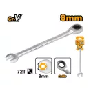 INGCO Ratschenring-Maulschlüssel 8 mm / 140 mm CrV