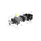 LEDLENSER Akku-Industriekopflampe HF6R Work 800 lm/160m, CRI 80, Li-Ion