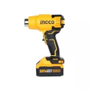 INGCO Akku-Heißluftpistole 550°C 20 V (1 x 4,0 Ah Akku + Ladegerät)