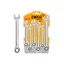 INGCO Ratschenschlüssel-Set 6-teilig 8-17 mm CrV