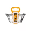 INGCO Ratschen-Ringschlüssel-Satz 8-teilig 8-19 mm CrV