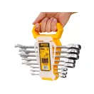 INGCO Ratschen-Ringschlüssel-Satz 8-teilig 8-19 mm CrV