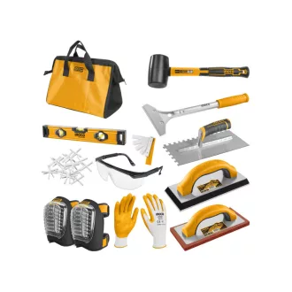 INGCO Fliesenleger-Set 11-teilig