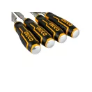 INGCO Stechbeitel-Set 4-teilig 6-25 mm mit Kunststoffgriff