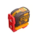 INGCO Akku-Kreuzlinienlaser 0-35 m mit 5,2 Ah, grünem Laser und Fernbedienung