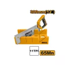 INGCO Gehrungskasten 300 mm + Säge