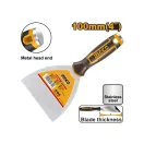 INGCO Spachtel 100 mm Edelstahl mit weichem Griff