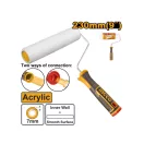 INGCO Acryl-Malerrolle mit Griff 230 x 7 x 6 mm, weicher Griff