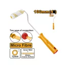 INGCO Mikrofaser-Farbroller mit Stiel 100 x 12 x 6 mm