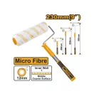 INGCO Mikrofaser-Farbroller mit Teleskopstiel 230 x 12 x 6 mm mit weichem Griff 455-900 mm