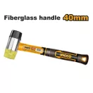 INGCO Doppelkopfhammer 40 mm mit Glasfasergriff