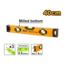 INGCO Wasserwaage 400 mm mit 3 Libellen