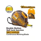 INGCO Maßband 10 m x 25 mm gummiert