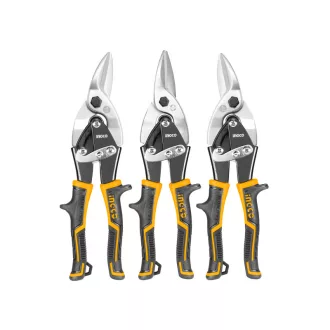 INGCO Blechschere Set 3-teilig 250 mm